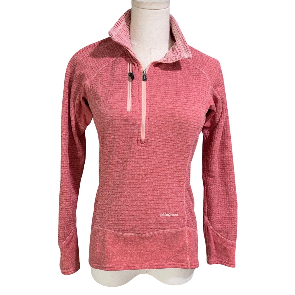 Patagonia R1 Regulator Fleece‎ Pullover Womens XS Pink Excellent Grid Technical